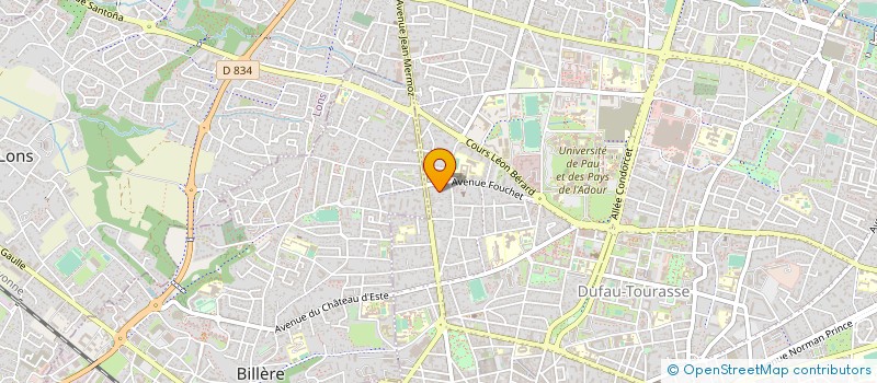 localisation de l'entreprise SCI LE PRE DES JONQUILLES à PAU