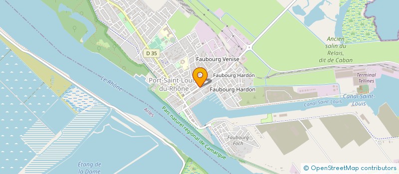 localisation de l'entreprise SCI LE PRE DU CAUSSE à PORT-SAINT-LOUIS-DU-RHONE