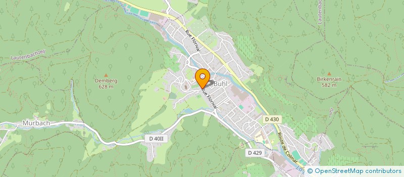 localisation de l'entreprise SCI LE PRE DU CHENE  BUHL