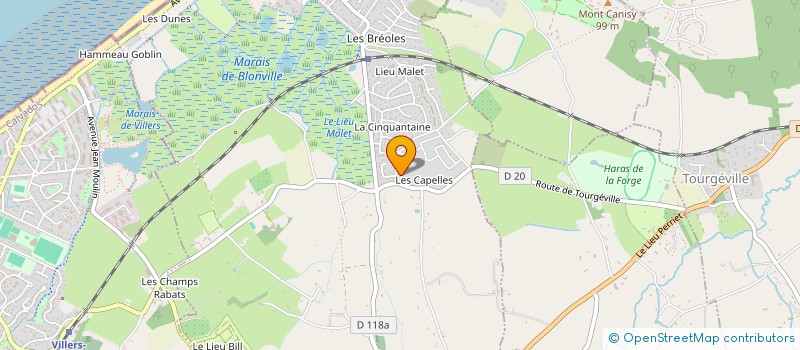 localisation de l'entreprise SCI LE PRE DU HOUX à BLONVILLE-SUR-MER
