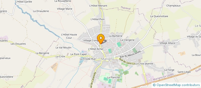 localisation de l'entreprise SCI LE PRE LAMER  MARIGNY-LE-LOZON