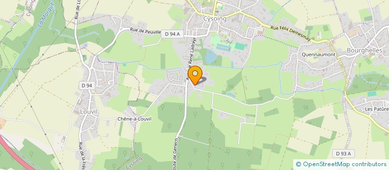 localisation de l'entreprise SCI LE PRE MONTE  CYSOING