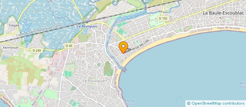 localisation de l'entreprise SCI LE PRE PICHELIN à LA BAULE-ESCOUBLAC