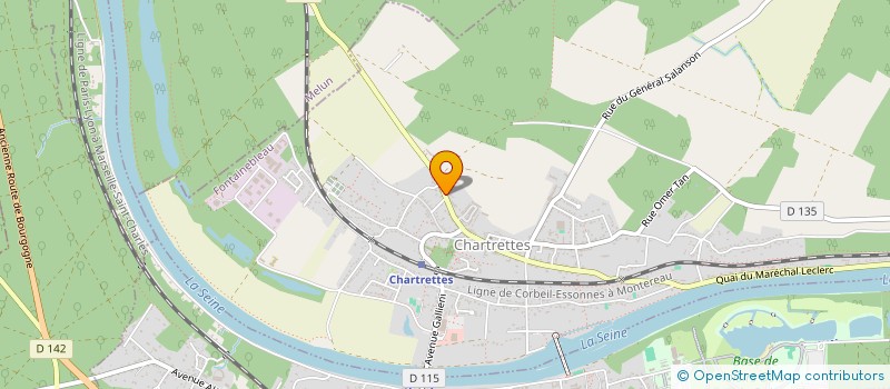 localisation de l'entreprise SCI LE PRECHE  CHARTRETTES