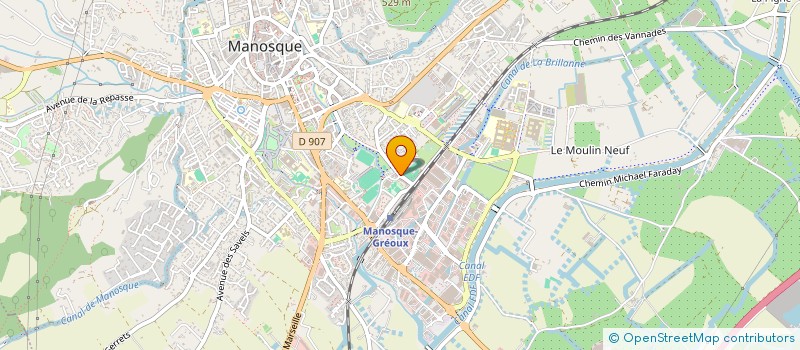 localisation de l'entreprise SCI LE PRECHE  MANOSQUE