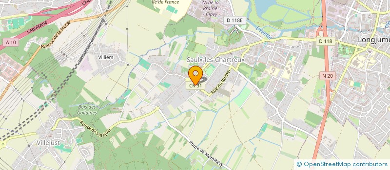 localisation de l'entreprise SCI LE PREHAUT  SAULX-LES-CHARTREUX