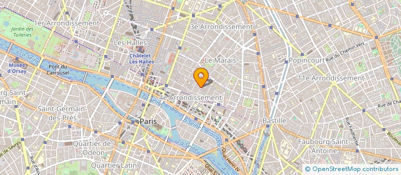 localisation de l'entreprise SCI LE PRELUDE  PARIS