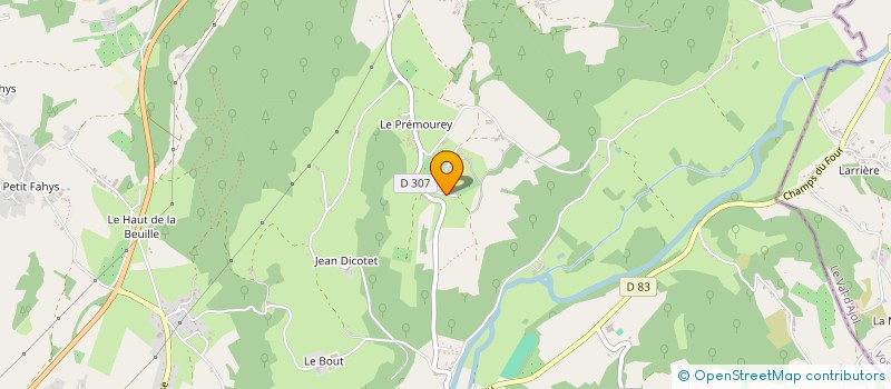 localisation de l'entreprise SCI LE PREMOUREY  FOUGEROLLES-SAINT-VALBERT