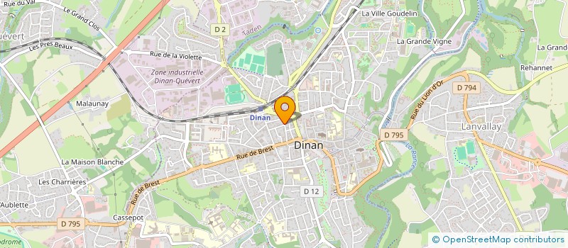 localisation de l'entreprise SCI LE PRESBYTERE  DINAN