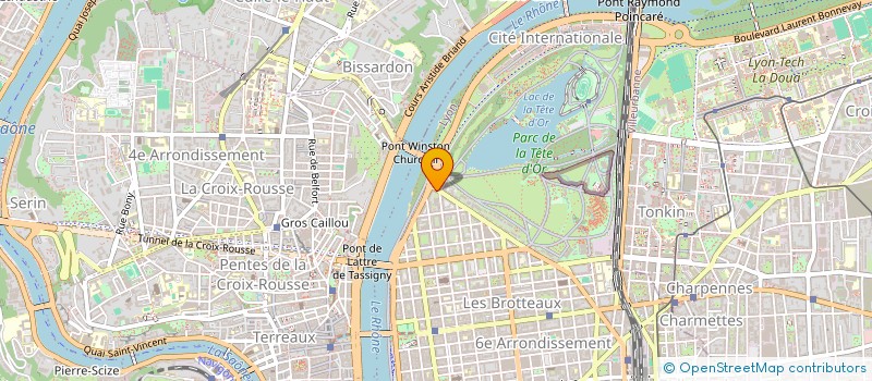 localisation de l'entreprise SCI LE PRESIDENT  LYON