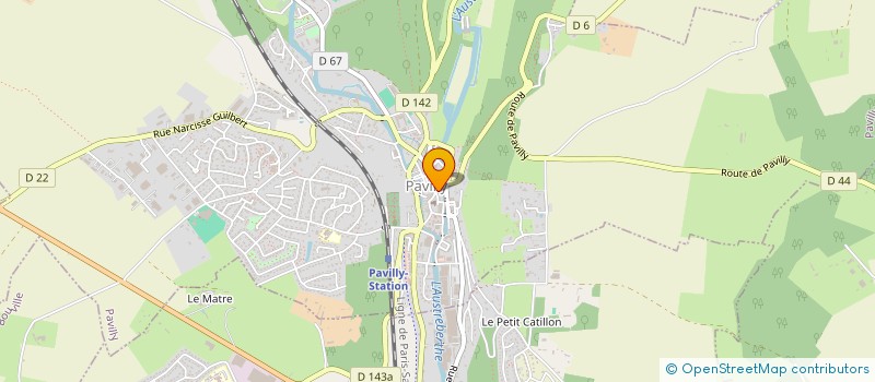 localisation de l'entreprise SCI LE PRESIDENT  PAVILLY