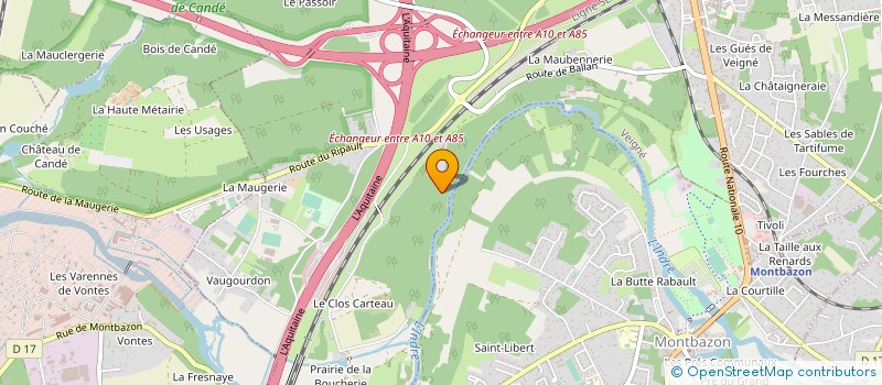 localisation de l'entreprise SCI LE PRESSOIR à VEIGNE
