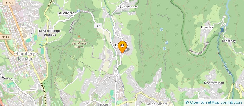 localisation de l'entreprise SCI LE PRESSOIR  SAINT-ALBAN-LEYSSE