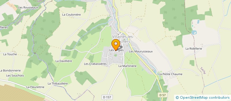localisation de l'entreprise SCI LE PRESSOIR  VILLAINES-LES-ROCHERS