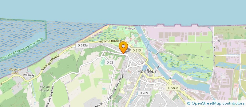 localisation de l'entreprise SCI LE PRESSOIR SAINT SIMEON à HONFLEUR
