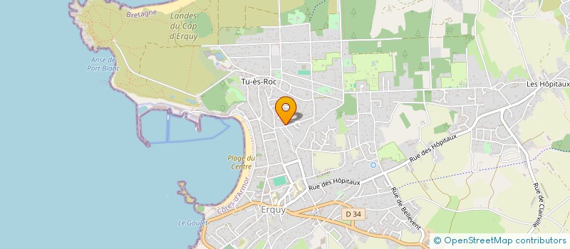 localisation de l'entreprise SCI LE PREST  ERQUY