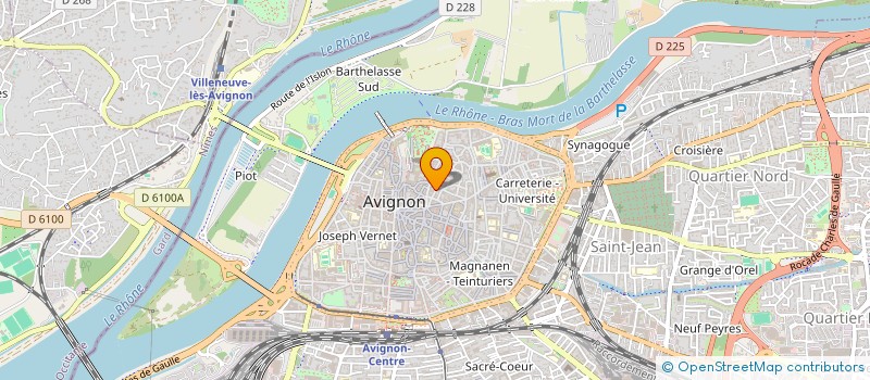 localisation de l'entreprise SCI LE PRIEUR  AVIGNON