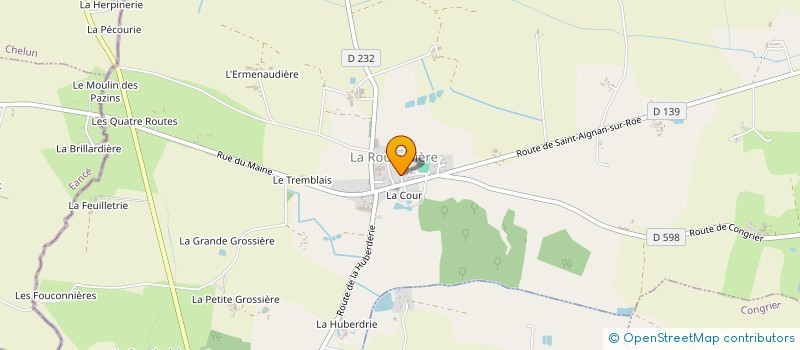 localisation de l'entreprise SCI LE PRIEURE  LA ROUAUDIERE