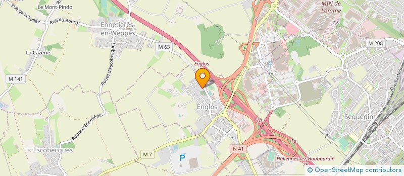 localisation de l'entreprise SCI LE PRIEURE  ENGLOS