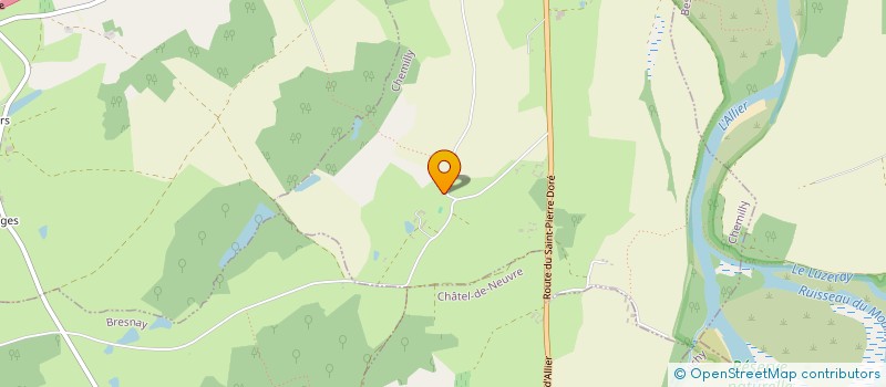 localisation de l'entreprise SCI LE PRIEURE  SOUVIGNY