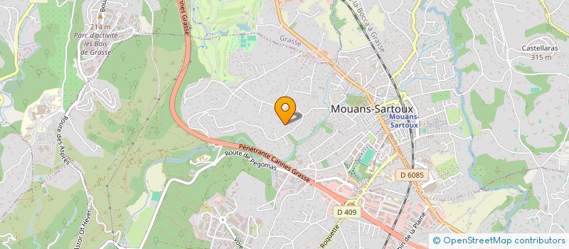 localisation de l'entreprise SCI LE PRIEURE à MOUANS-SARTOUX