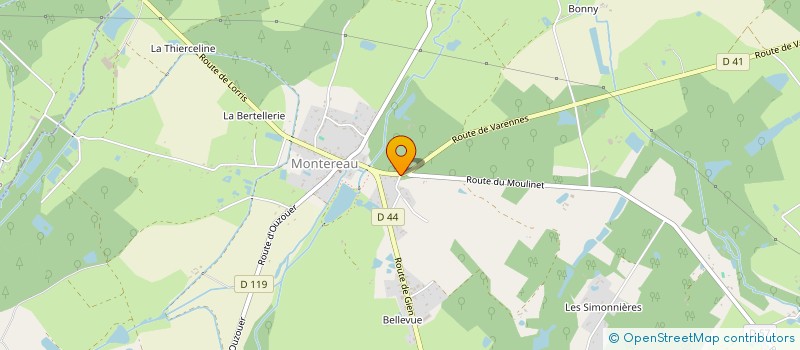 localisation de l'entreprise SCI LE PRIEURE à MONTEREAU