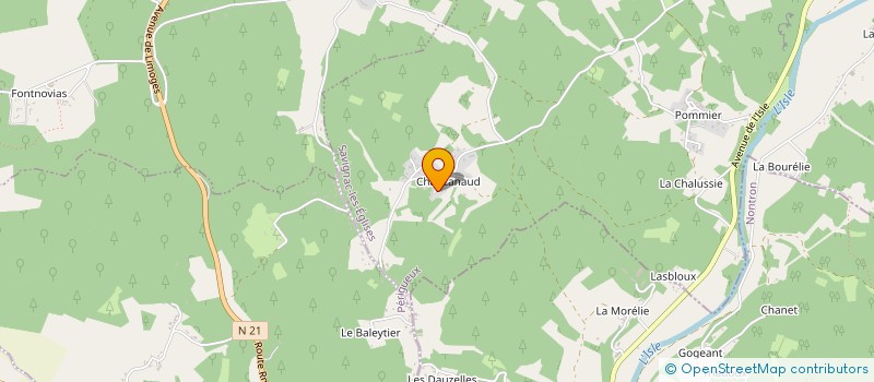 localisation de l'entreprise SCI LE PRIEURE  ANTONNE-ET-TRIGONANT