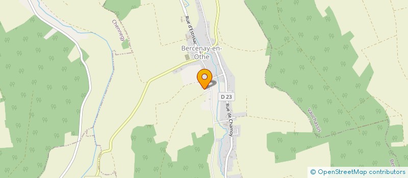 localisation de l'entreprise SCI LE PRIEURE  BERCENAY-EN-OTHE