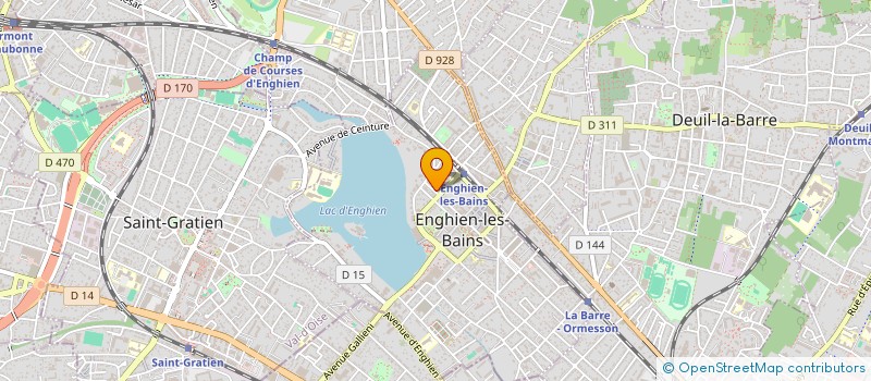 localisation de l'entreprise SCI LE PRIEURE à ENGHIEN-LES-BAINS