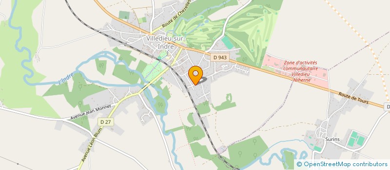 localisation de l'entreprise SCI LE PRIEURE à VILLEDIEU-SUR-INDRE