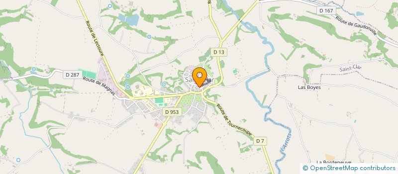 localisation de l'entreprise SCI LE PRIEURE  SAINT-CLAR