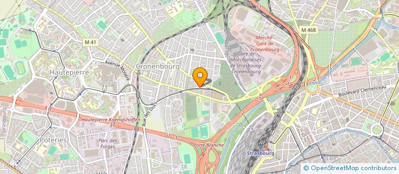 localisation de l'entreprise SCI LE PRIEURE à STRASBOURG