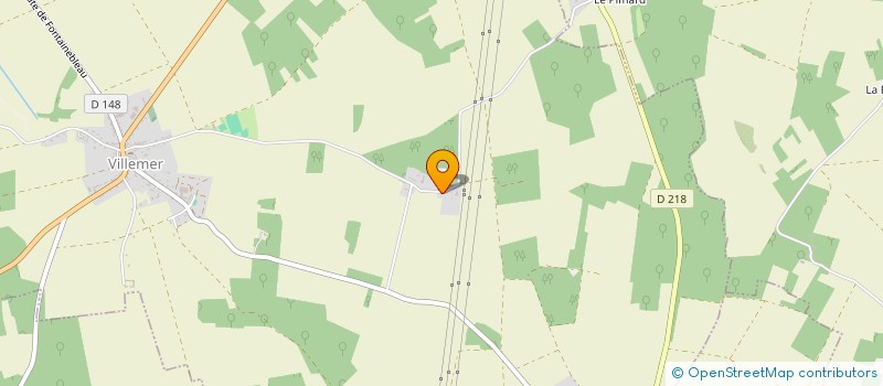 localisation de l'entreprise SCI LE PRIEURE  VILLECERF