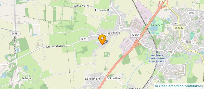 localisation de l'entreprise SCI LE PRIEURE à LA GARNACHE