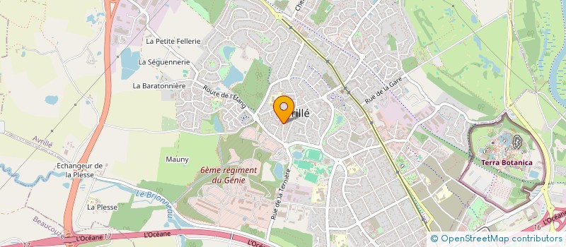 localisation de l'entreprise SCI LE PRIEURE à AVRILLE