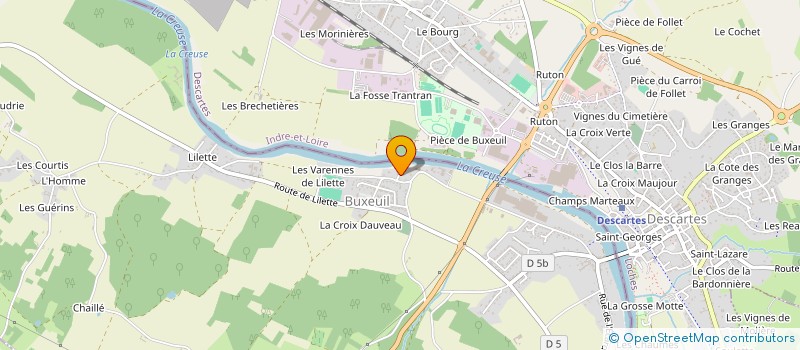 localisation de l'entreprise SCI LE PRIEURE DE LA NORAYE à BUXEUIL