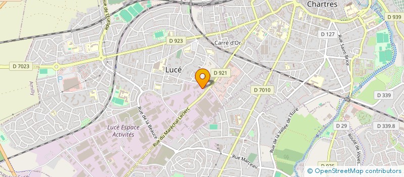 localisation de l'entreprise SCI LE PRIEURE DE SAINT COSNE à LUCE