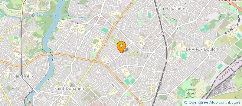 localisation de l'entreprise SCI LE PRIEURE DU TENU à NANTES