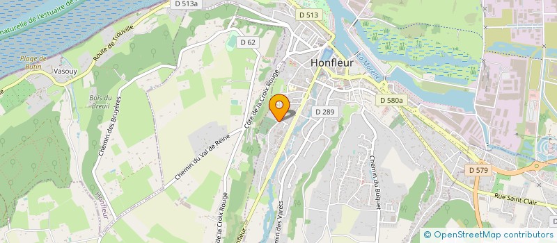 localisation de l'entreprise SCI LE PRIEURE SAINT-NICOL à HONFLEUR