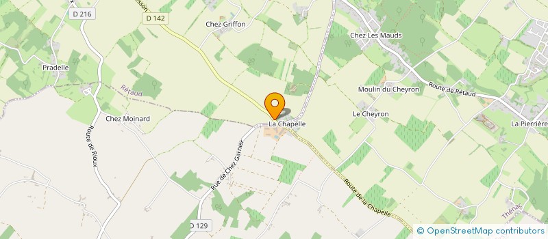 localisation de l'entreprise SCI LE PRINCE D'ORANGE  RETAUD