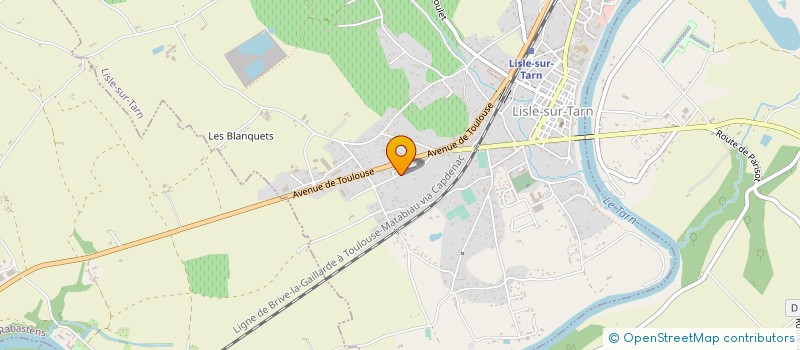 localisation de l'entreprise SCI LE PRINCINOR à LISLE-SUR-TARN