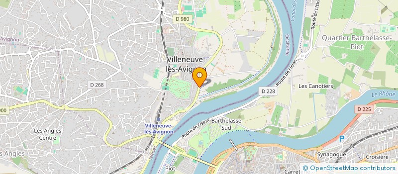 localisation de l'entreprise SCI LE PRINTEMPS  VILLENEUVE-LES-AVIGNON