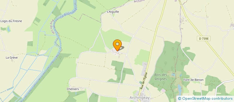 localisation de l'entreprise SCI LE PROF IMMO  ARCHINGEAY