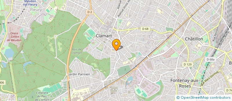 localisation de l'entreprise SCI LE PRUNET à CLAMART