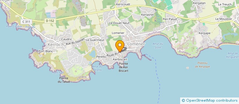 localisation de l'entreprise SCI LE PUIL à PLOEMEUR