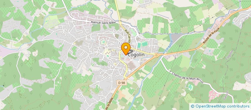 localisation de l'entreprise SCI LE PUIT DU GOLFE  COGOLIN