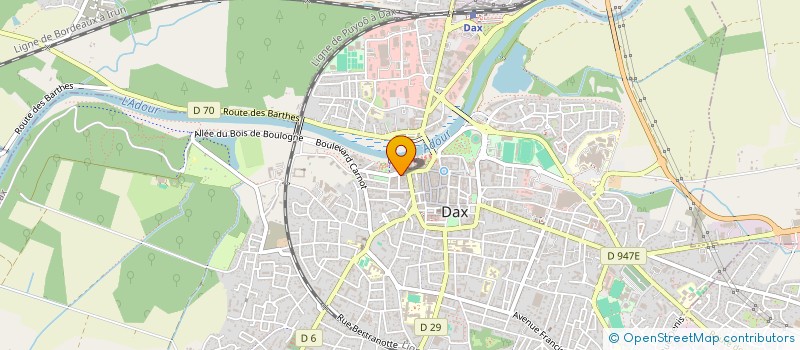 localisation de l'entreprise SCI LE PUITS  DAX