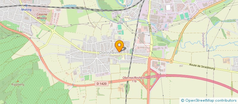 localisation de l'entreprise SCI LE PUITS  DORLISHEIM