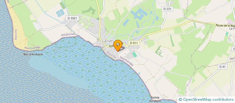 localisation de l'entreprise SCI LE PUITS  GENETS