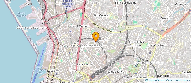 localisation de l'entreprise SCI LE PUITS ARMAND à MARSEILLE